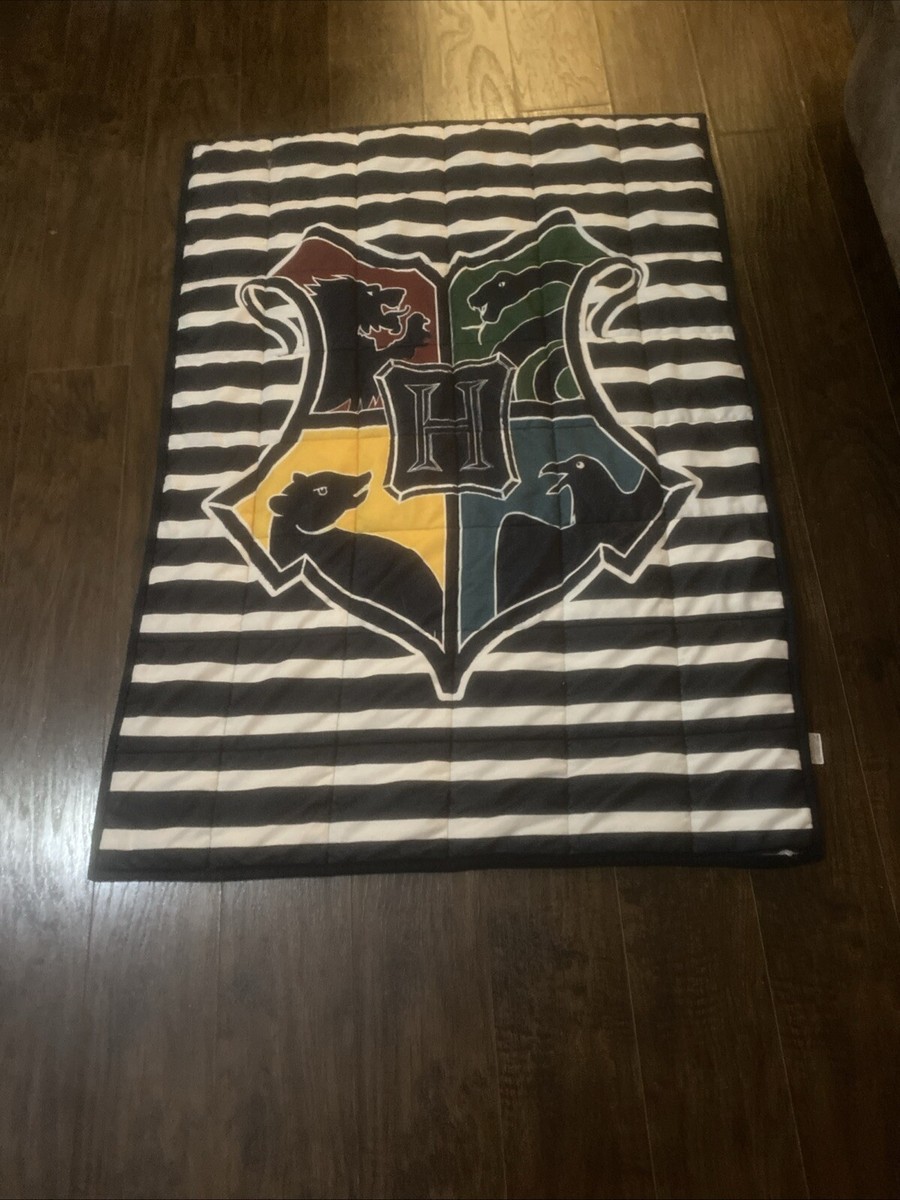 Harry Potter Weighted Blanket Throw Hogwarts Velour Crest 36