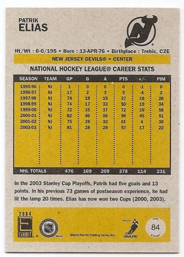 03/04 PACIFIC EXHIBIT YELLOW BACKS PARALLEL Hockey (#51-100) U-Pick From List - Picture 30 of 46
