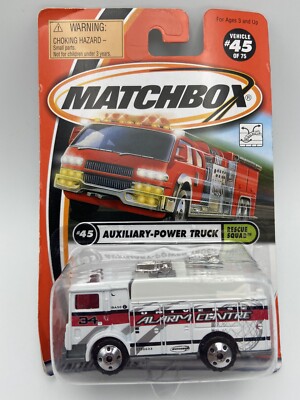 Matchbox #45 Rescue Squad Series AUXILIARY-POWER TRUCK 1/64 Scale FREE SHIPPING