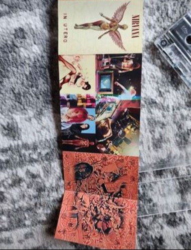 Nirvana Cassette Tape - In Utero - Geffen Records 1993 Original - Kurt Cobain - Picture 5 of 7
