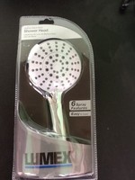 Lumex Deluxe Hand Held Shower Head Chrome With 6 Spray Options And 84 Inches Rei Lumex Deluxe Hand Held Shower Head Chrome With 6 Spray Options And 84 Inches Rei