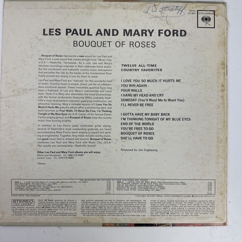 Les Paul Mary Ford Bouquet of Roses LP Record Album Vinyl - Picture 2 of 3
