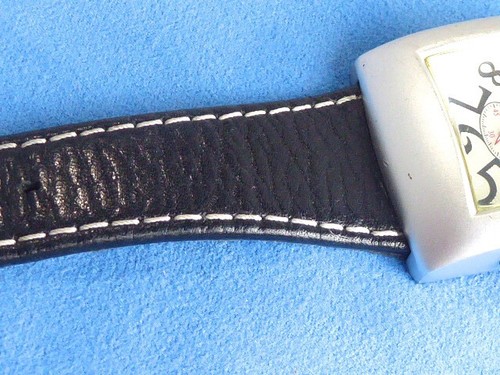 VINTAGE SWISS LEGEND CHRONOGRAPH 2" TANK WATCH QUARTZ NEW BATTERY - Picture 5 of 12
