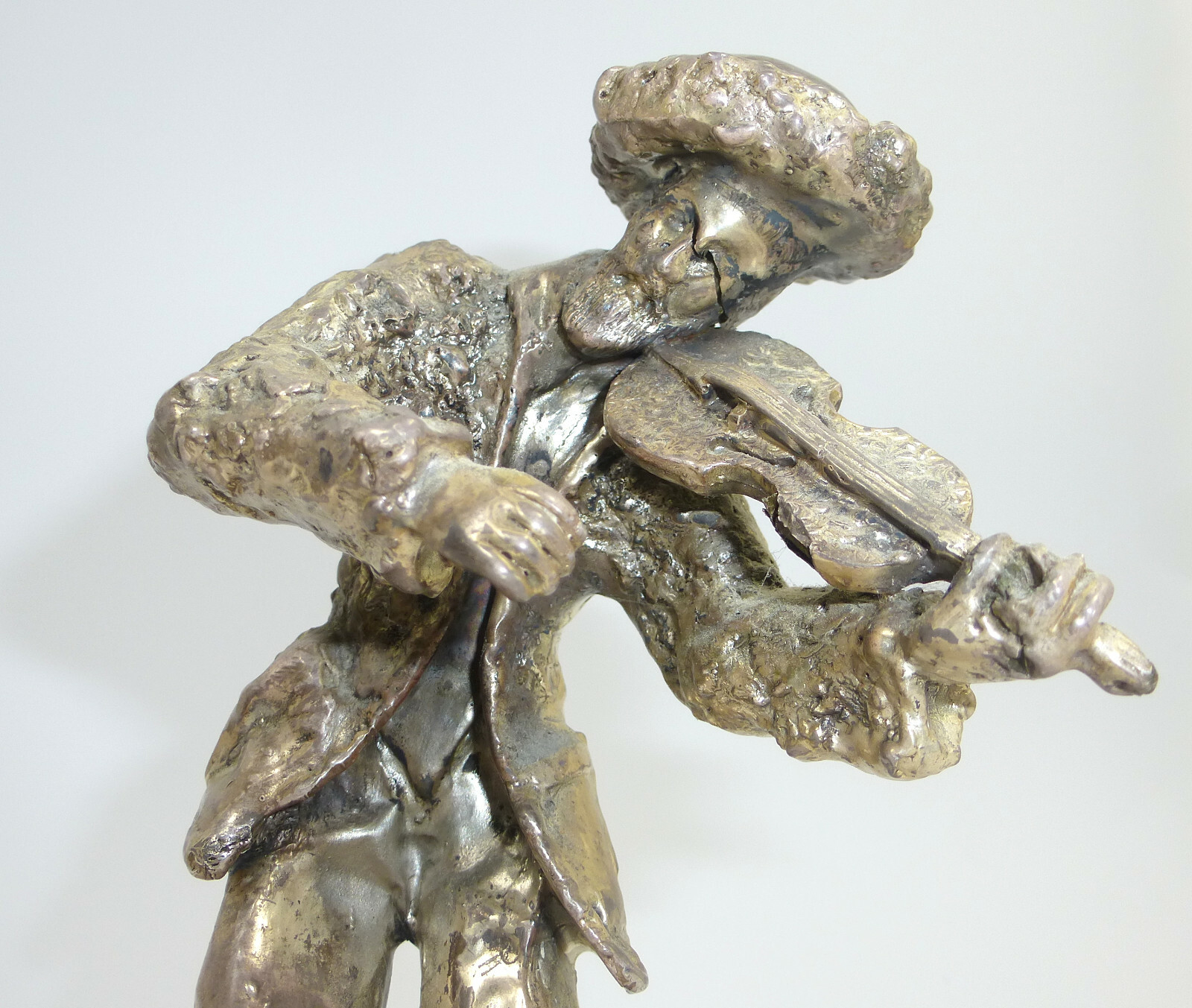 Details zu Judaica A. Kedem Israel Geigenspieler Sterling Silber Figur Klassisch günstig