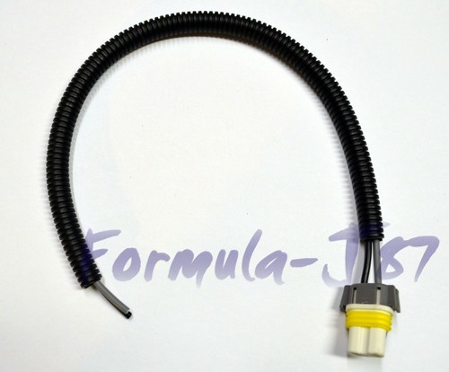 Extension Wire Pigtail Female Ceramic 9006 HB4 Two Harness Head Light Connector - Picture 2 of 4