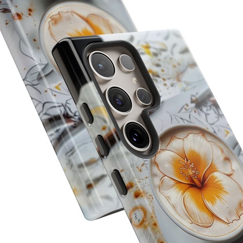 Phone Ink - Tough Case for iPhone Galaxy Pixel - Barista Flower Art Cafe Coffee - Picture 89 of 189