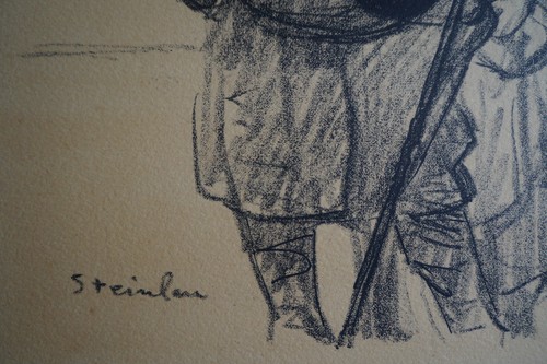 Lithographie WW1 UN POILU A PETAIN Signé STEINLEN (1859/1923) - Picture 7 of 10