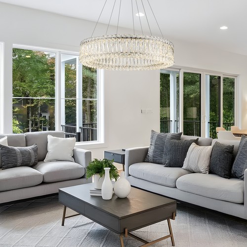 Modern Crystal Chandeliers Ceiling Lights Fixtures for Living Room Dining Room  - Picture 45 of 60