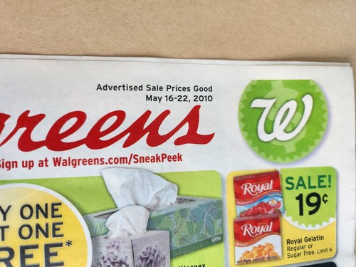 2010 Walgreens Sales Advertising Flyer - Picture 13 of 13