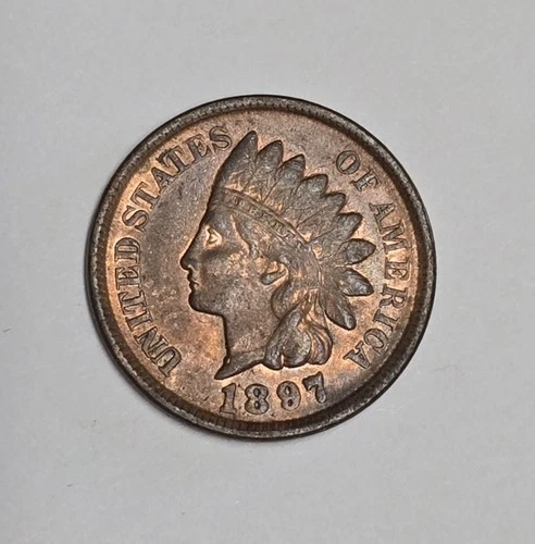 1897 Indian Cent Extra Fine Condition