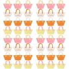  48 PCs Baby Girls Bag Spielzeug Geldbeutel Spielzeug für Mädchen Reborn