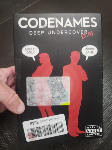 Jeu de société Codenames Deep Undercover 2.0 Adult Party NEUF dans sa boîte !!