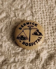Berwick Hospital Pa Vintage Badge Pilgrim Badge Co Boston Massachesetts