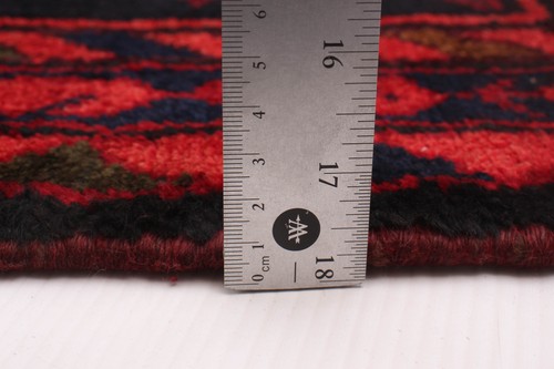 3'5" x 4'11" Vintage Hand Knotted Area Rug Traditional Oriental Wool Carpet - Picture 6 of 9