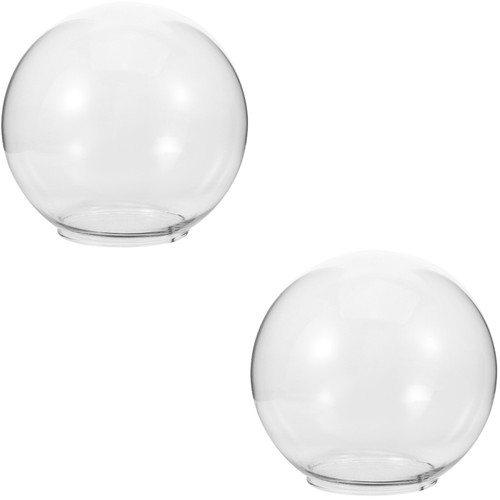 2 Pack Spherical Glass Lampshade Chandelier Replacement Globes Pendant Light - Bild 6 von 12