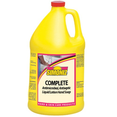 #ad Simoniz Complete Hand Soap Gal. 4 cs $67.75