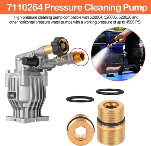 7110264 Pressure Washer Pump Outlet Fitting-M20 to M22 Water Outlet... - Picture 2 of 7