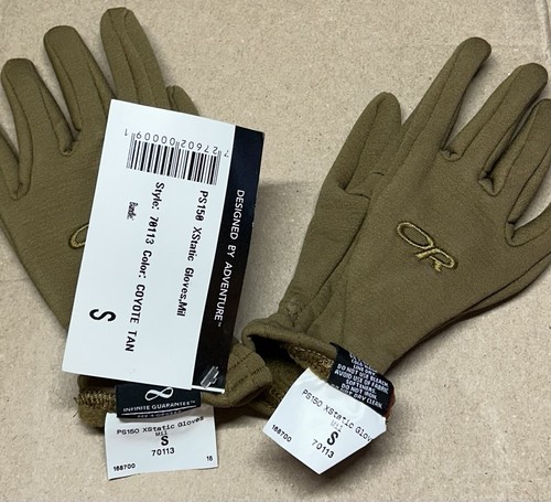 Small Neu mit Etikett Outdoor Research XStatic Handschuhe PS150 coyote braun Polartec - Bild 4 von 4