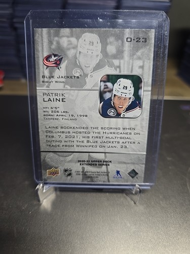 Serie extendida Upper Deck 2020-21 - Ovation Patrik Laine #O-23 - Imagen 2 de 2