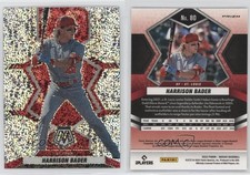 2022 Panini Mosaic White Sparkle Mosaic Prizm Harrison Bader #80