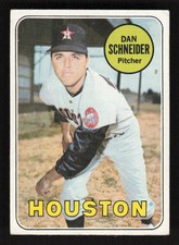 Dan Schneider 1969 Topps #656 Houston Astros Baseball Card VG-VGEX