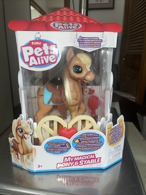 ZURU Pets Alive My Magical Pony & Stable Robotic Pet Interactive Battery Powered