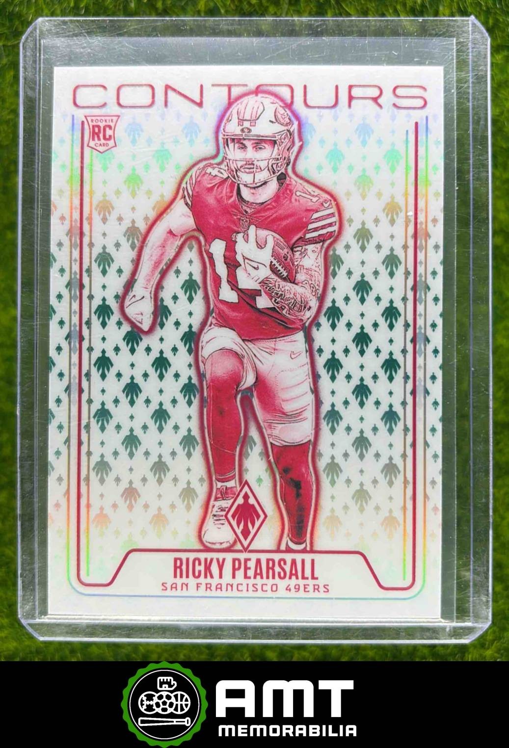 2024 Panini Phoenix Ricky Pearsall Contours Green 10/25 49ers RC