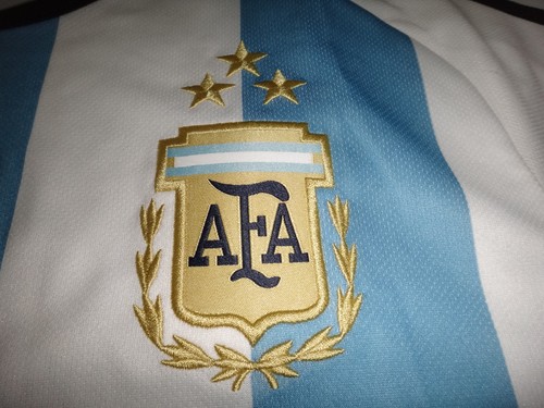 NWT Men's Adidas Argentina 2022 World Cup 3-Star Winners Home Jersey Medium - Picture 3 of 6