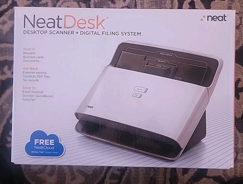 Neat Desk Desktop Scanner & Digital Filing System ND-1000 Lightly Used. Works! - Picture 8 of 8
