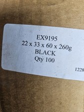 Heavy Duty Black Bin Bags Box Of 100