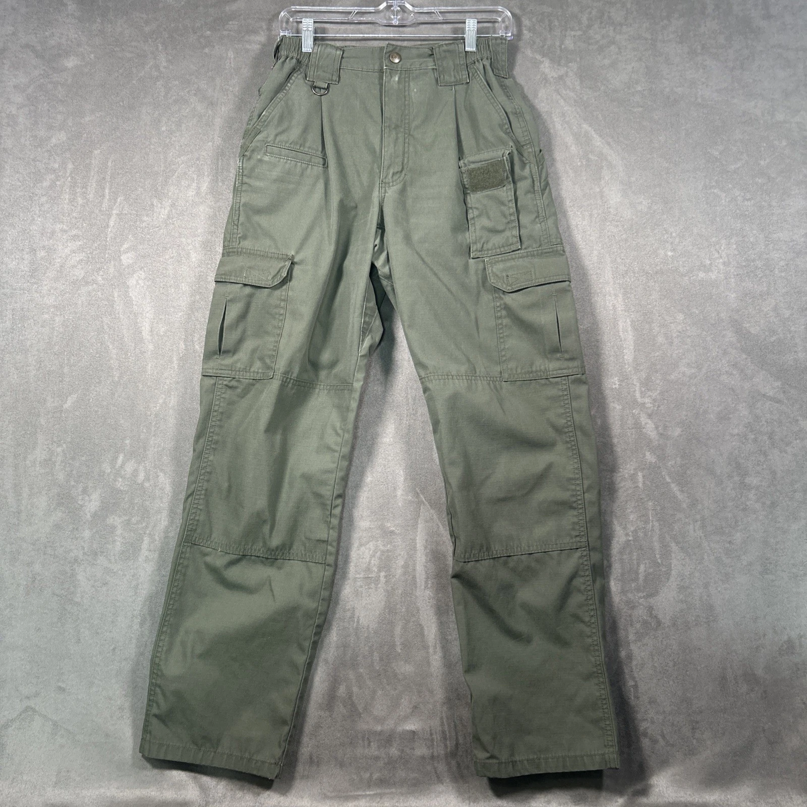 5.11 Tactical Mens Regular Fit Taclite Pro Ripstop Cargo Pants 28x32 Green