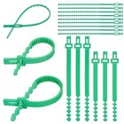 18pcs Baumbindungen Pfahlgraden glattung Pflanzenbäume Bindungsstraps