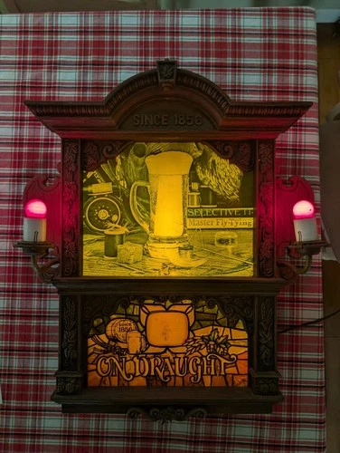 Vintage Lighted Beer Sign Blitz Weinhard On Draught