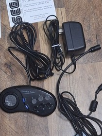 Sega Genesis Console Bundle TESTED 2 Controllers All Cables RF 3 games