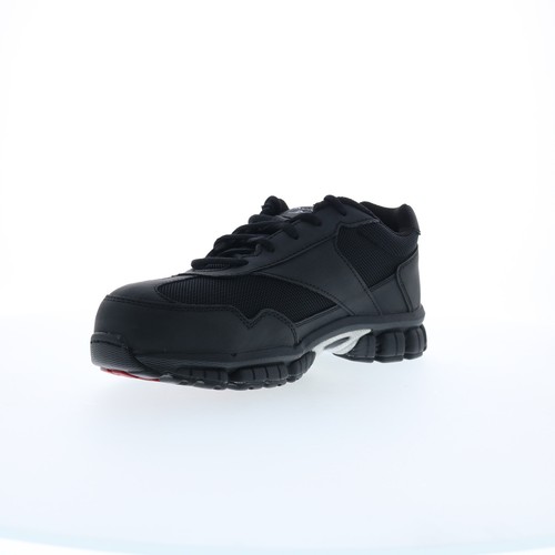 Reebok Work Ketia RB4895 Herren Schwarz Leder Schnürschuhe Sport Arbeitsschuhe - Bild 4 von 8