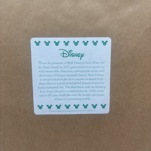 Disney Biancaneve e i sette nani stampa artistica schizzata 1937, incorniciata usata in ottime condizioni - Foto 4 di 6
