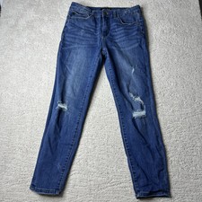 Women  s Judy Blue 30 Relaxed Fit Tummy Control Distressed Jeans