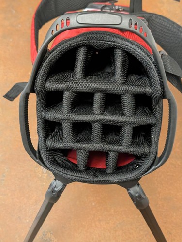Wilson Staff Talus 14 Way Stand Bag (White / Red) **NEW** - Picture 4 of 5
