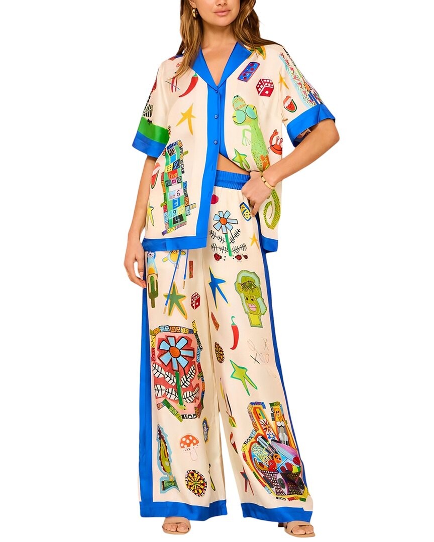 Комплект из рубашки и брюк Amina Glam 2шт Женский 4