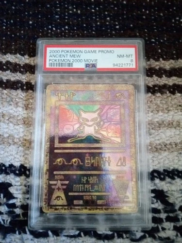 2000 Pokemon Movie Promo Ancient Mew PSA 8