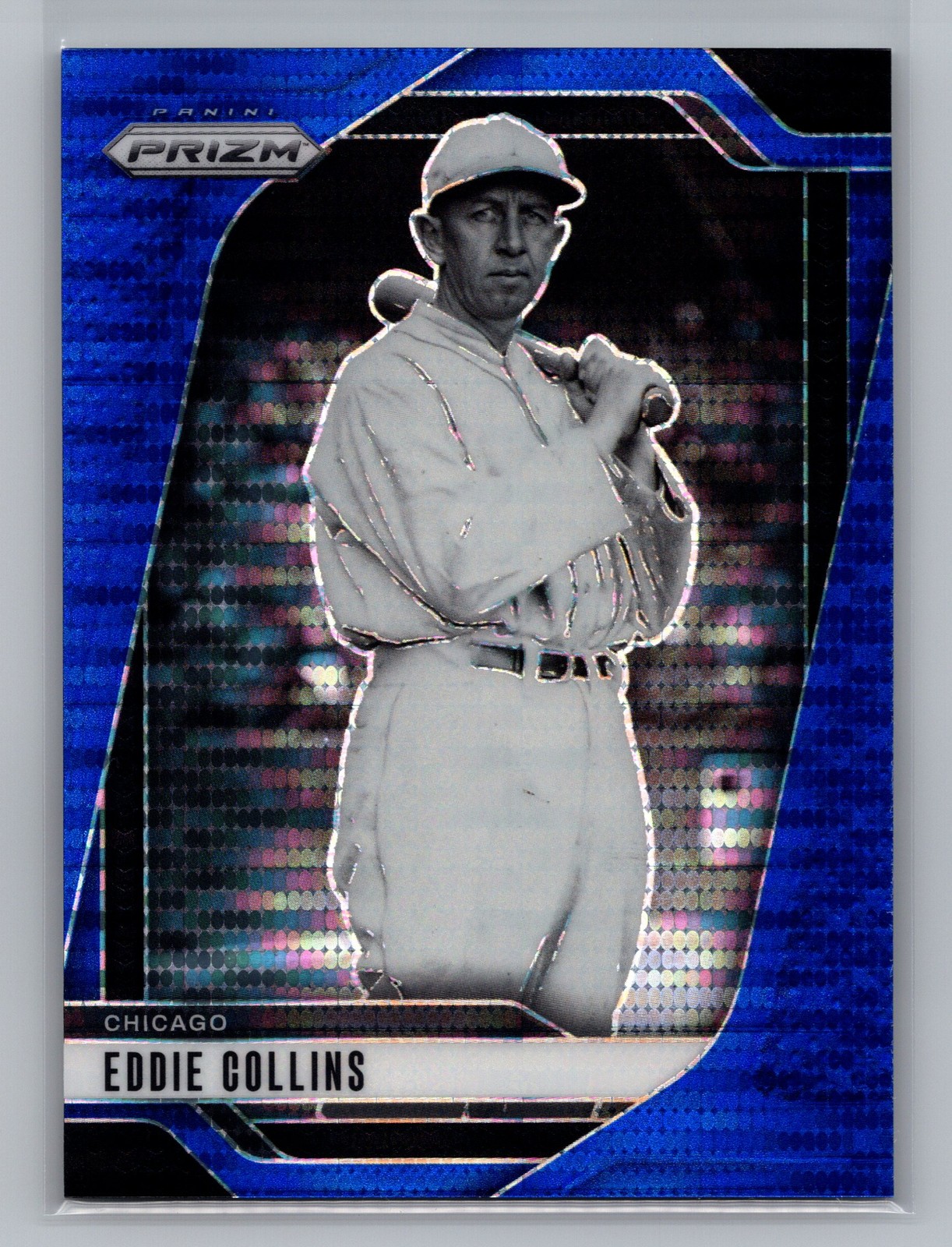 2025 Panini Prizm Eddie Collins Chicago White Sox Blue Pulsar /75 #93 9810