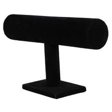 Black Velvet Jewelry Display Bracelet Necklace Organizer Stand