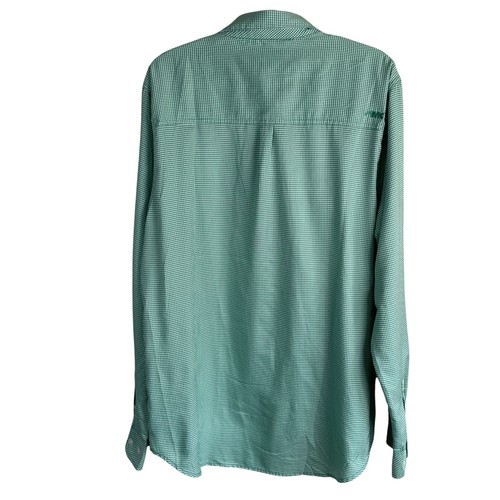 Mountain Khakis Performance Button Up Shirt Mens XL Green Gingham Check Stretch - Picture 4 of 8