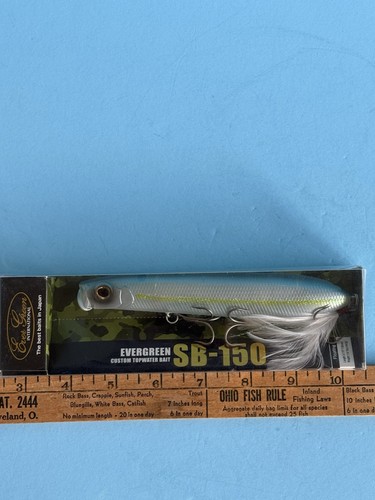 Neu Angelköder Evergreen Custom Top Wasserköder SB-150 Blue Back Hering - Bild 2 von 10