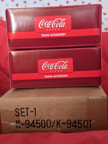 Vintage Coca-Cola Marke LKW Zug Zubehör - 6 Fahrzeuge - Bild 3 von 7