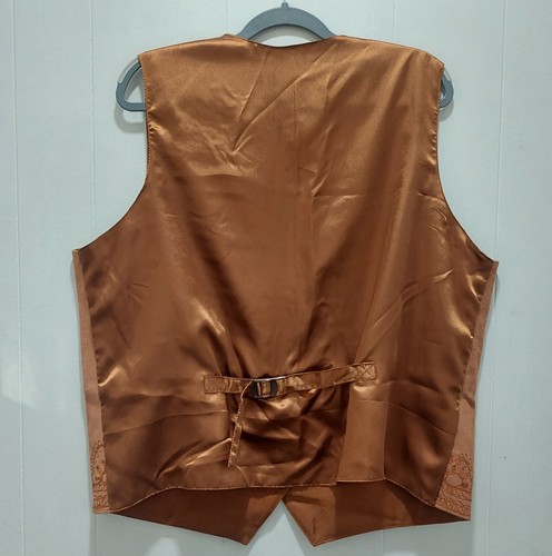 Vintage Roaman’s Suede Embroidered Vest L Western Cowgirl Rodeo Boho Festival - Picture 20 of 24