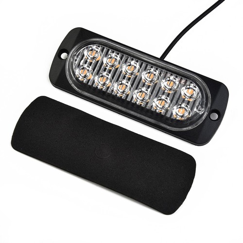 Practical Bright lights 12 LED Amber Auto Beacon Bulb Equipment Hazard - Picture 9 of 12