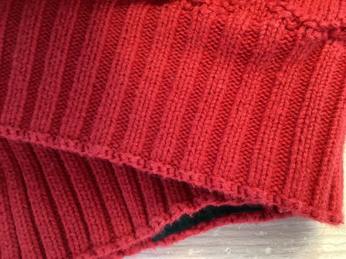 Ralph Lauren Cotton Red Cable Knit Throw 50"x70" 100% cotton - Picture 3 of 6