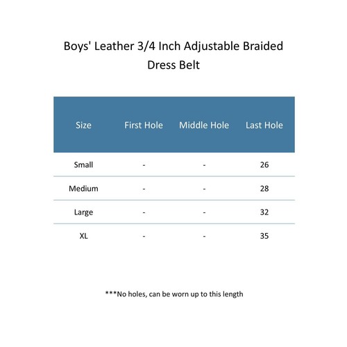 CTM Boys' Leather Adjustable Braided Dress Belt (Pack of 2 Colors) - Picture 2 of 6