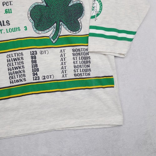 Vintage Long Gone Boston Celtics NBA 90 All Over Print 3/4 Arm T-Shirt Gr. XL - Bild 11 von 15